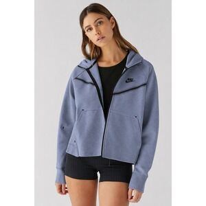 Nike Tech Fleece Zip Hoodie Gray Mauve M Full Zip Cropped Athleisure Y2K